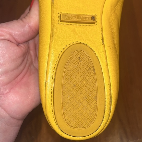 Tory Burch bright yellow ballet styled flats size 7 - Picture 12 of 16